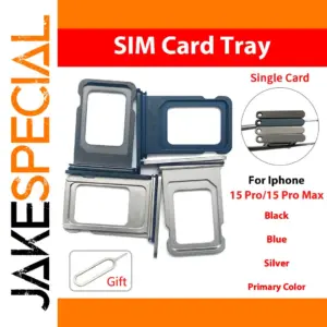 iPhone 15 Pro Max Metallic SIM Tray in Multiple Colors