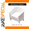 Miniature Modern Chairs Set for Dioramas