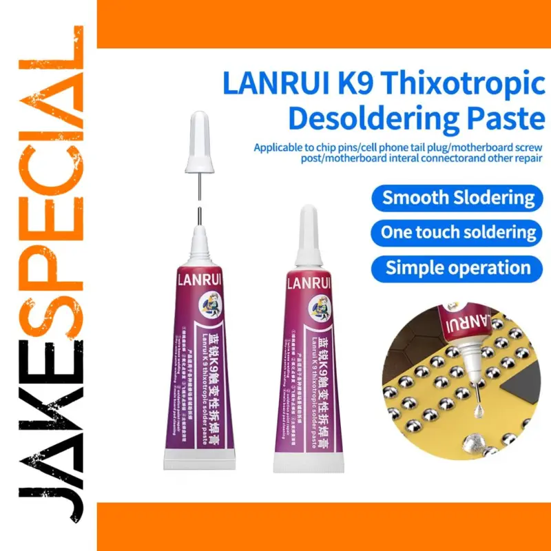 Mastering Precision Repairs with the LANRUI K9 Thixotropic Desoldering Paste 1 be4f70734dec4b82af5d8fe8 product image