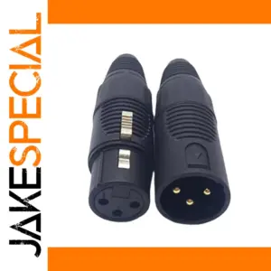 Professional 3-Pin XLR Connector for Audio