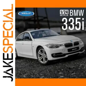 White BMW 3 Series 335i 1:24 Scale Diecast Model