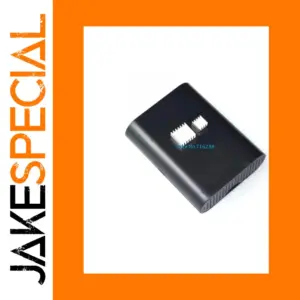 Black ABS Raspberry Pi Case with Aluminum Heatsinks