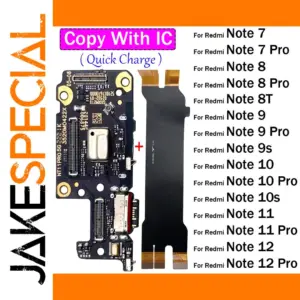 Xiaomi Redmi Note Series Flex Cable 7–12 Pro Plus