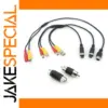 4-Pin M12 Connector Cable Set for AV Systems