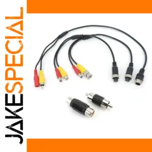 4-Pin M12 Connector Cable Set for AV Systems