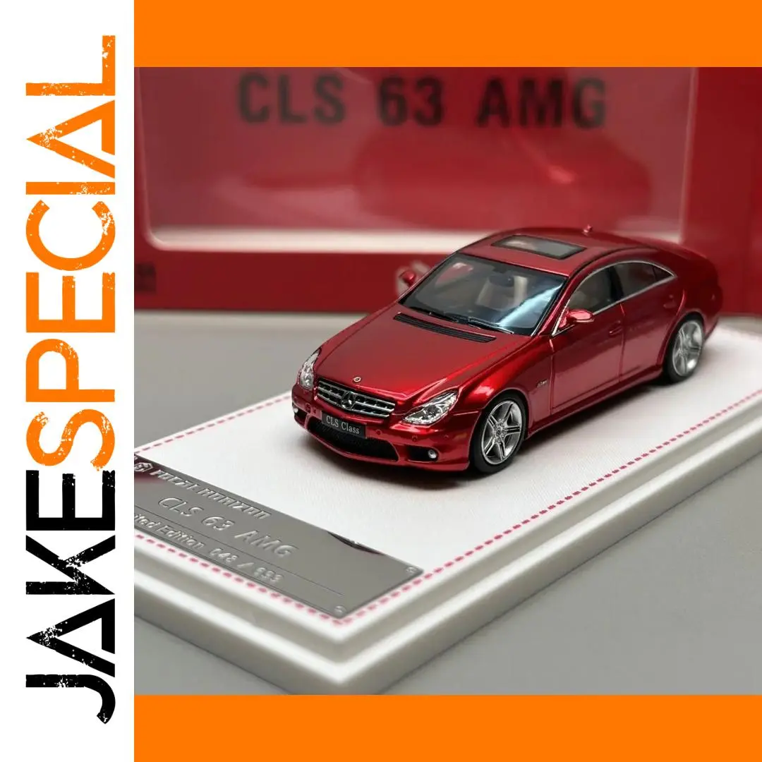 Red Mercedes-Benz CLS 63 AMG Diecast Model 1:64 1 Red Mercedes-Benz CLS 63 AMG Diecast Model 1:64