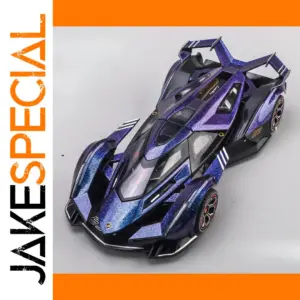 Purple Diecast Racing Car Model 1:24 Scale