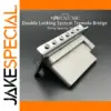 Silver Double Locking Tremolo Bridge for Electric Guitar