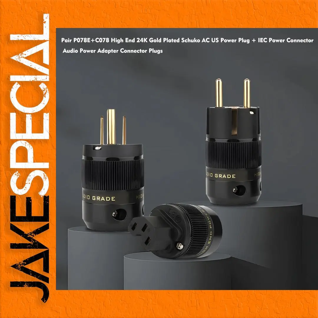 Premium EU Audio Power Plug for DIY Cables 1 Premium EU Audio Power Plug for DIY Cables