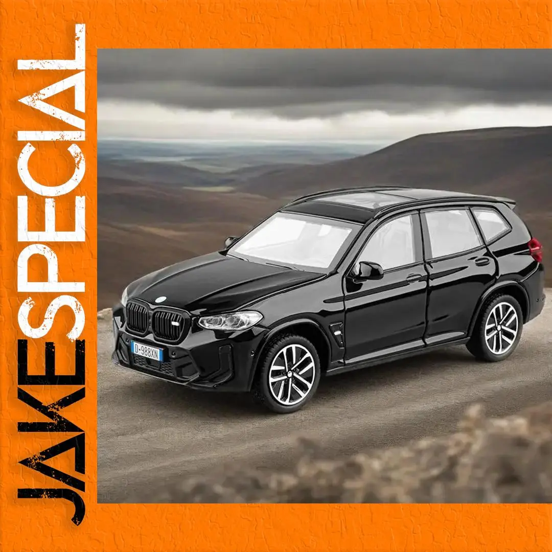 Black BMW X3M Die-Cast Model SUV 1:32 Scale 1 Black BMW X3M Die-Cast Model SUV 1:32 Scale
