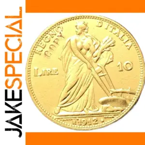 1912 Italian 10 Lire Replica Coin