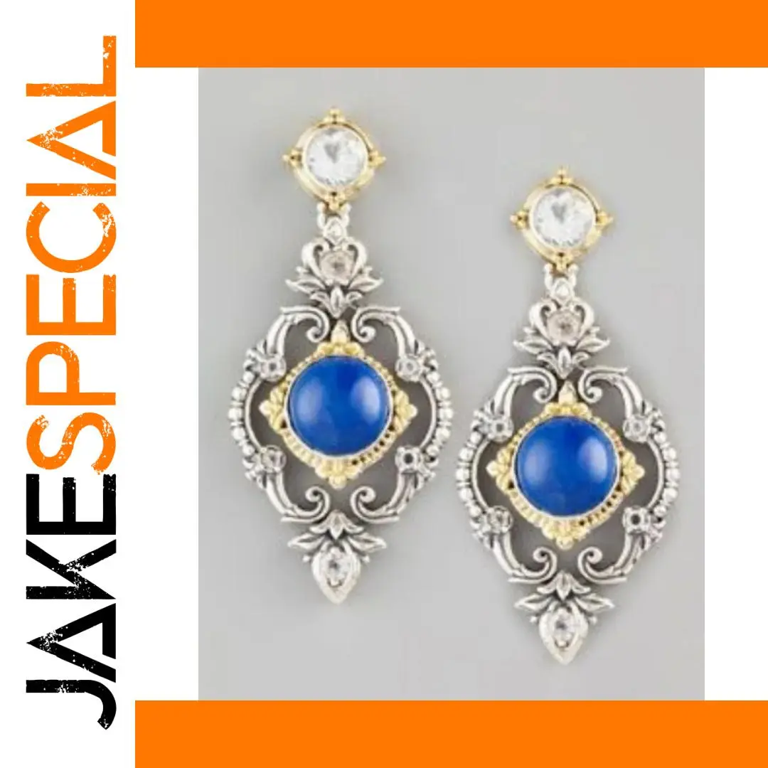 Elegant Silver and Gold Drop Earrings for Women 1 Elegant Silver and Gold Drop Earrings for Women