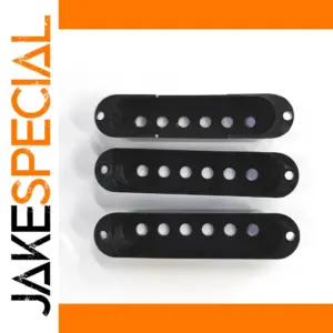 Black Pickup Covers Set for Stratocaster