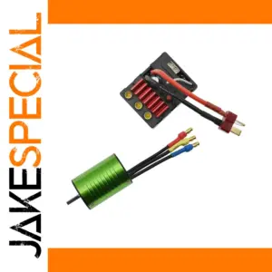 RC Brushless Motor and ESC Set for 1/16 Scale Cars