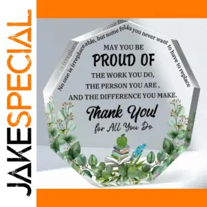 Elegant Acrylic Keepsake for Appreciation
