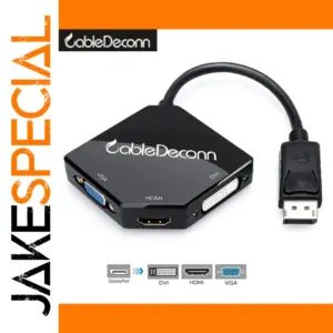 DisplayPort to HDMI DVI VGA Adapter Hub