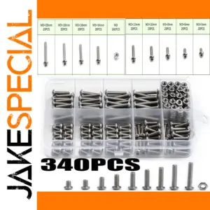 Stainless Steel M3 Screw Set with Nuts