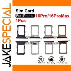 iPhone 16 Pro/Pro Max SIM Tray Set in 4 Colors