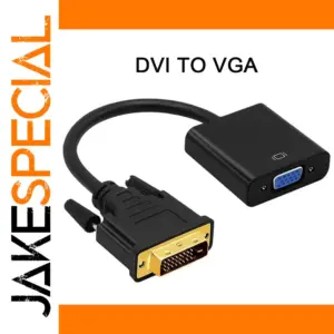 DVI-D to VGA Adapter, Supports 1080P