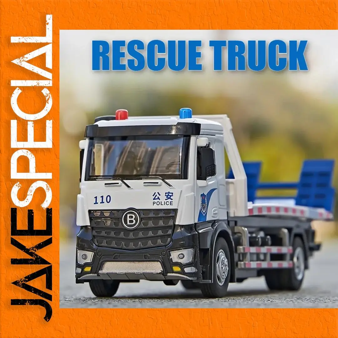 1:24 Scale Rescue Truck Model for Collectors 1 1:24 Scale Rescue Truck Model for Collectors