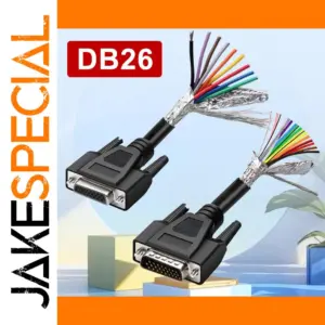 DB26 Shielded Serial Port Cable 0.5m to 8m