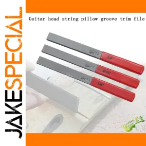 Precision Guitar Nut Groove File Set for Electric and Acoustic Guitars