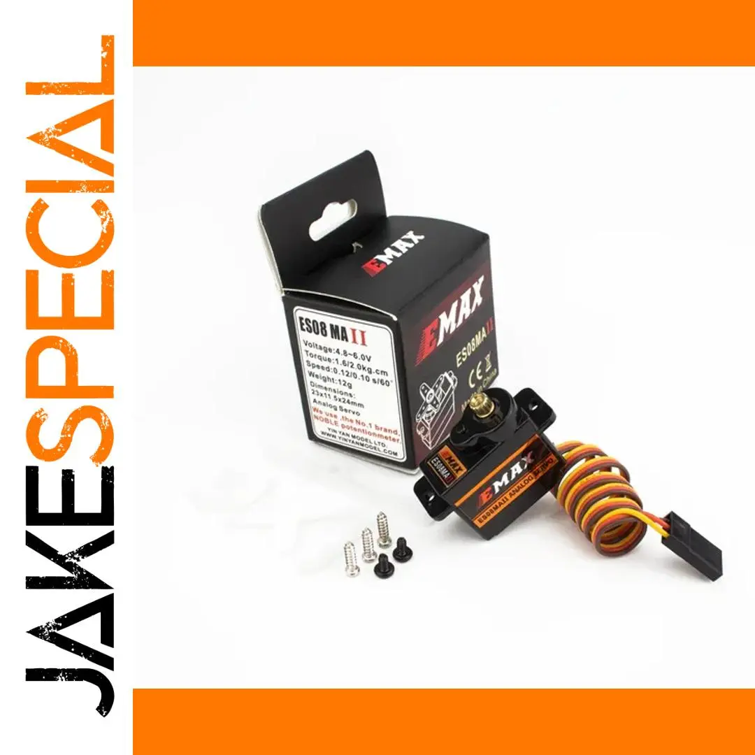 Set of Four ES08MA II Mini Metal Gear Servos 1 Set of Four ES08MA II Mini Metal Gear Servos