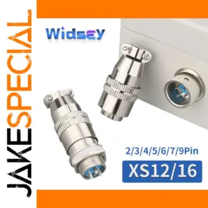 Aviation Connector Set with Silver-Plated Pins