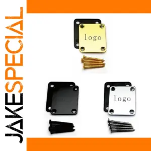 Custom Metal Guitar Neck Plate with Engraving