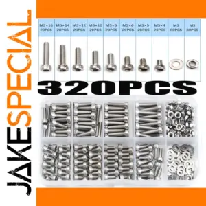 Premium Stainless Steel M3 Screw Set