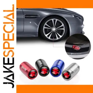 Sporty Aluminium Valve Caps for Vehicles