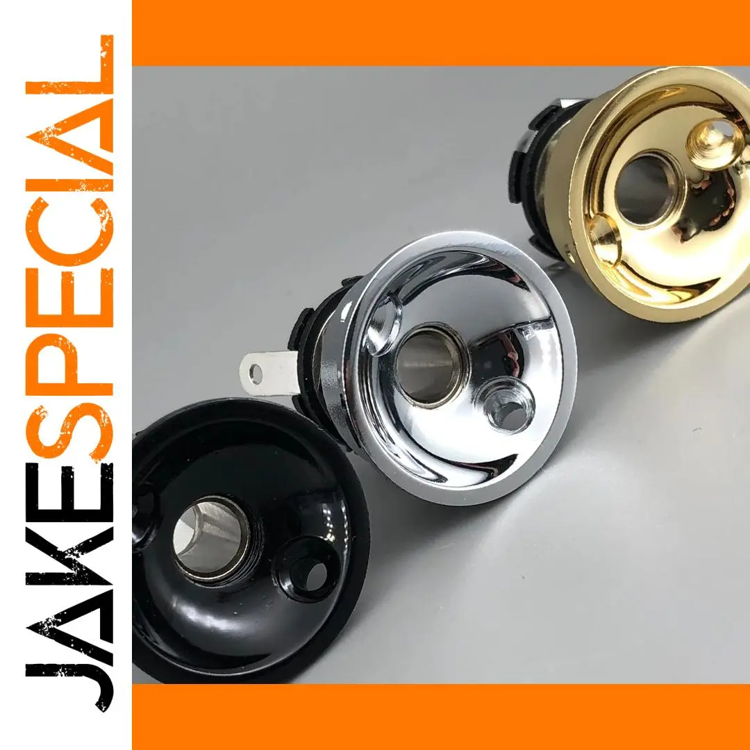 Vintage Tele Guitar Output Jack Socket in Metal 1 Vintage Tele Guitar Output Jack Socket in Metal