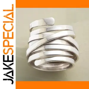 Silver Wraparound Ring for Women