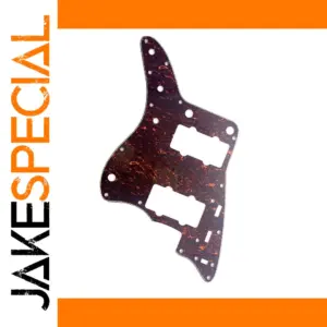 Red Tortoise Pickguard for Fender Jazzmaster