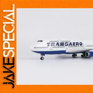 Detailed B747 Transaero Resin Model Aircraft