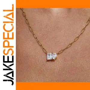 Gold Stainless Steel Pendant Necklace JDN0306071