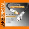 Premium Solid Silver DC Cable with GX16-2