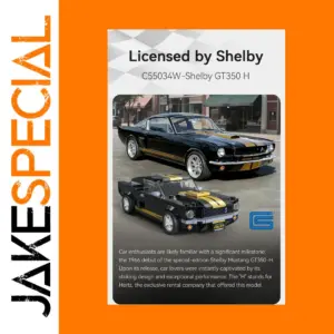 Shelby GT350 1:24 Scale Model Car Kit
