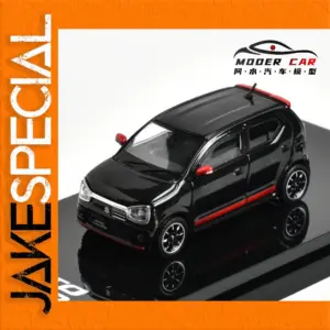 Black and Red Diecast Car Model 1:64 Scale