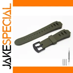 Green Rubber Watch Strap for Suunto Observer Models