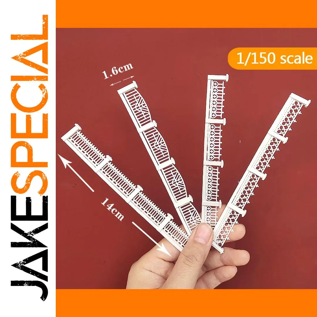 Miniature Fence Collection for 1:150 Models 1 Miniature Fence Collection for 1:150 Models