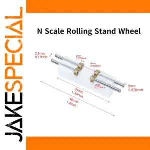 N Scale Railway Train Roller Wheel Set