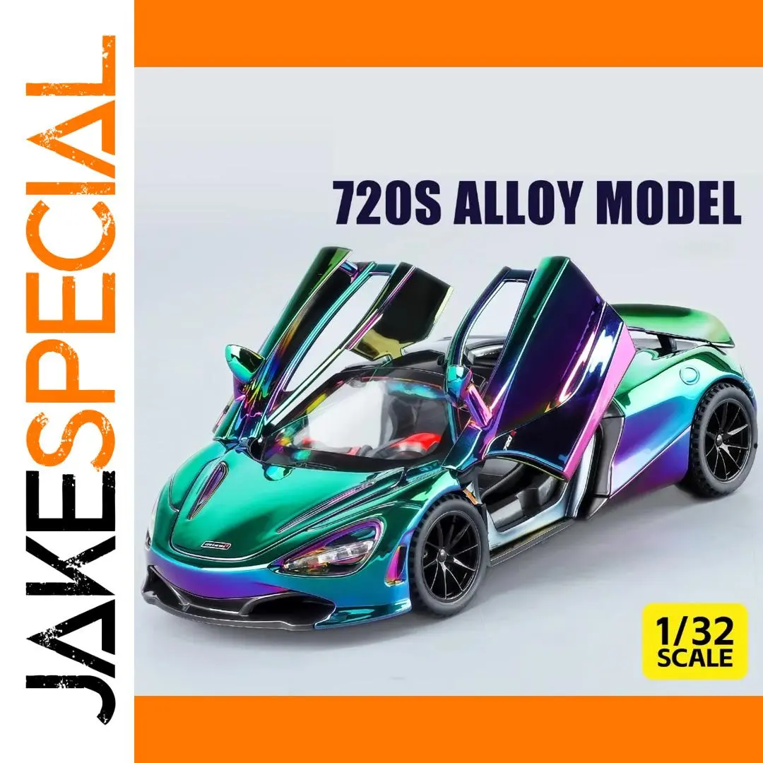 Iridescent McLaren 720S Diecast Model 1 Iridescent McLaren 720S Diecast Model