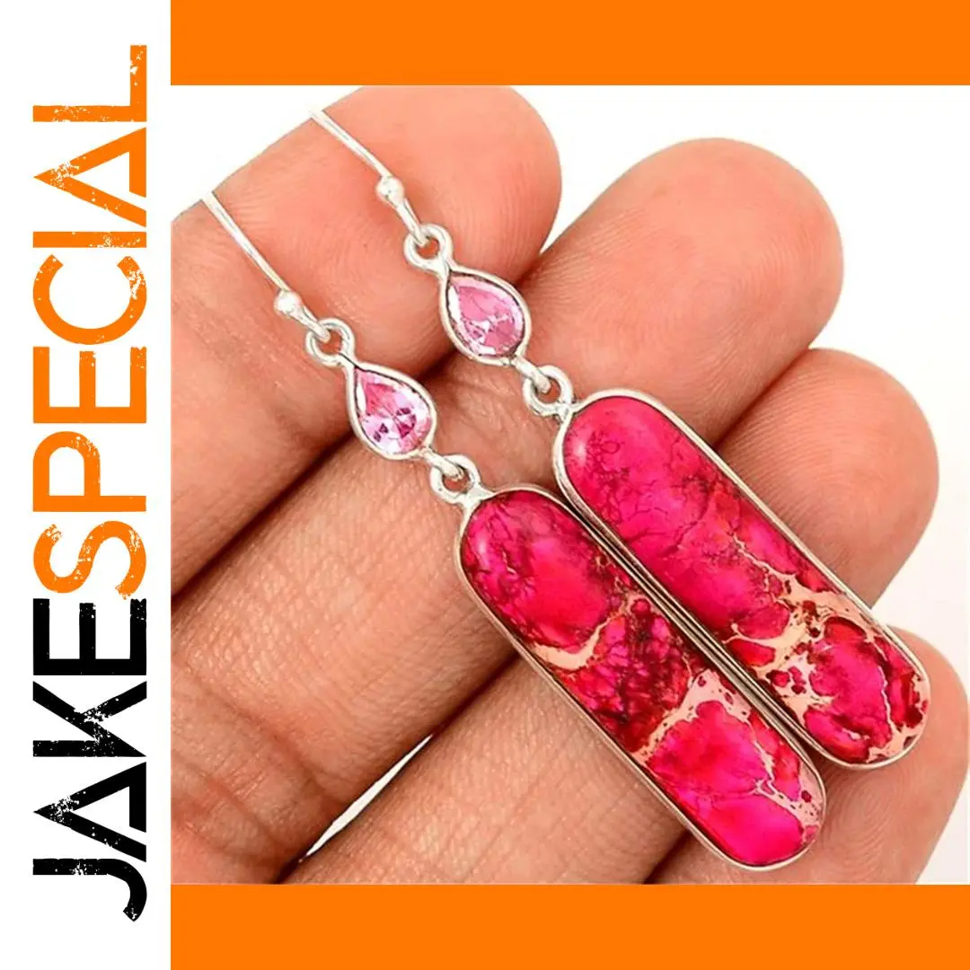 Pink Water Drop Earrings for Women 1 Pink Water Drop Earrings for Women