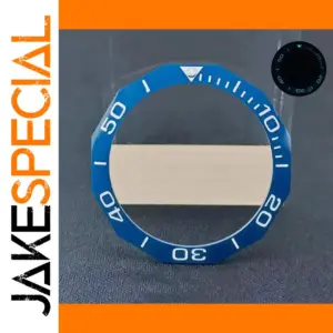 Blue Luminescent Rhombic Ceramic Bezel for Diver Watches