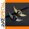 3D Metal Wing Emblem for Vehicles in Gold/Silver