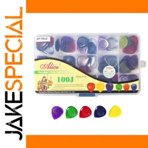 Vibrant 100-Piece Guitar Picks Set