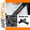 Suzuki Shoulder Strap Cover Black & Red