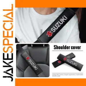 Suzuki Shoulder Strap Cover Black & Red