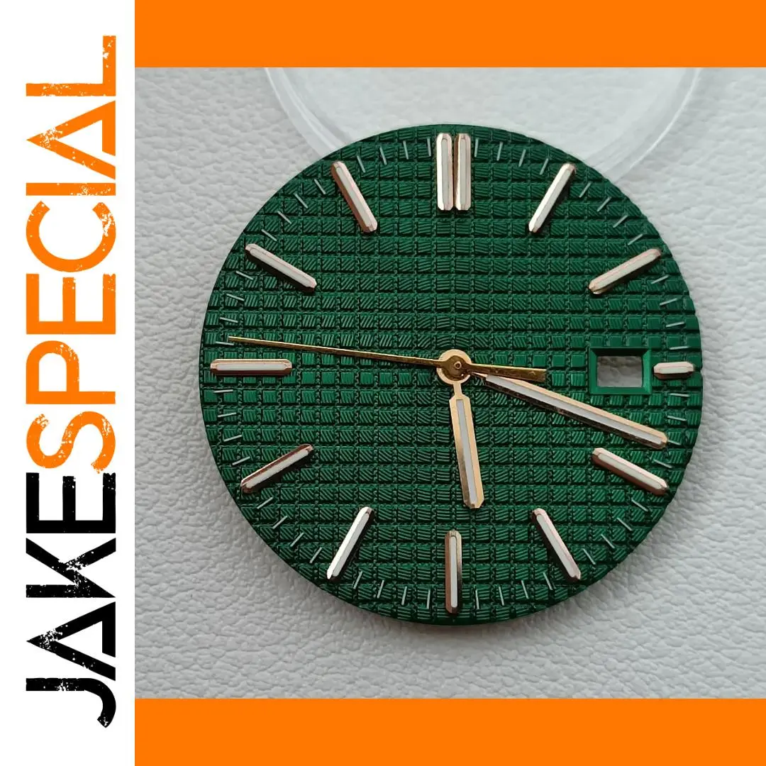 31.8MM Green Textured Watch Dial for NH35/NH36 1 31.8MM Green Textured Watch Dial for NH35/NH36
